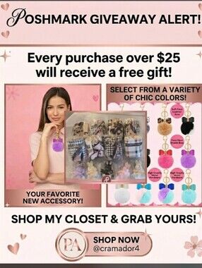 Free Key Chain Giveaway Promotion - with Bundle Purchase of $25 or More!
